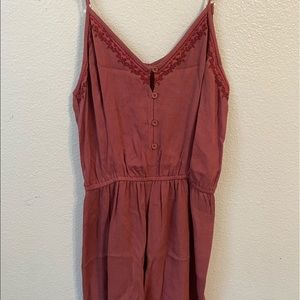 Burgundy Romper